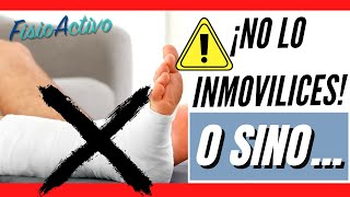 Tratamiento para ESGUINCE DE TOBILLO  INMOVILIZAR o NO  ❌ CONSEJOS para evitar RECAÍDAS [upl. by Yelsew]