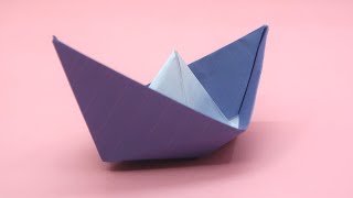 Comment faire un bateau en papier  Origami Facile TUTO [upl. by Waldack]