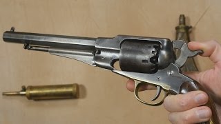 An antique percussion revolver and how it works [upl. by O'Gowan987]