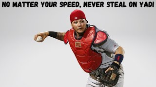 Yadier Molina Throwing Out Extremely Fast Runners [upl. by Giarla735]