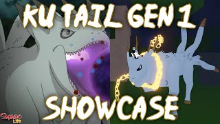 Shindo Life Ku Tailed Spirit Gen 1 Showcase [upl. by Tansey917]