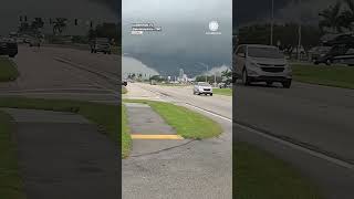 Large Tornado Touches Down in Clewiston FL Ahead of Milton [upl. by Alejo]