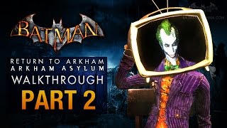 Batman Return to Arkham Asylum Walkthrough  Part 2  Arkham Island [upl. by Rider199]