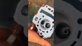 Amazing work sandpaper work on the surface of piston pump lapping hydraulicpump piston trending [upl. by Wenda]