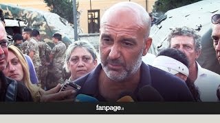 Il Sindaco Amatrice si commuove parlando del funerale dei suoi concittadini [upl. by Layman]