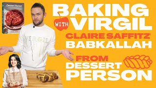 Trying Claire Saffitzs Babkallah from DESSERT PERSON  Baking with Virgil [upl. by Enomahs956]