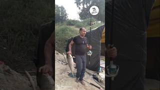 Big Rohu catching in RiverRohu Fish CatchingBest fish huntingshortvideofishingvideoshortsfeed [upl. by Bodkin]