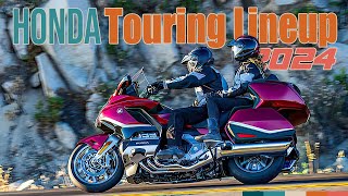 2024 Honda Touring Motorcycle Lineup NT1100 Gold Wing and Gold Wing Tour [upl. by Yhtnomit]