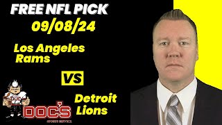 NFL Picks  Los Angeles Rams vs Detroit Lions Prediction 982024 Week 1 NFL Free Best Bets amp Odds [upl. by Yekram]