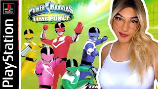 É HORA DE MORFAR  POWER RANGERS FORÇA DO TEMPO PS1 ps1 playstation games live [upl. by Liza]