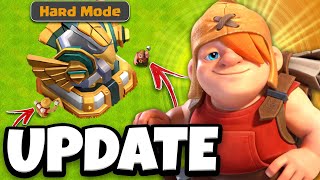 NEW Builder AND Hard Mode Explained  UPDATE Sneak Peek 1 Clash of Clans [upl. by Sparky]