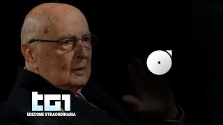 Annuncio morte Giorgio Napolitano  Edizione Straordinaria TG1 [upl. by Ardyce]