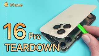 iPhone 16 Pro Teardown  Full Disassembly [upl. by Airahs24]