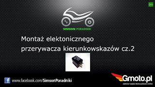 Montaż przerywacza elektronicznego Simson S51 cz2 [upl. by Talya]