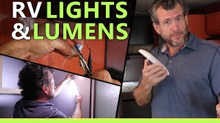 Replacing RV LED lights how to check 12v wiring comparing lumens to watts [upl. by Etz]