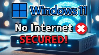 Fix quotNo Internet Securedquot WiFi Error in Windows 2024 [upl. by Lynett217]