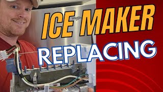 From Broken to FIXED Whirlpool Fridge Ice Maker Replacement in 2024 [upl. by Wolff763]