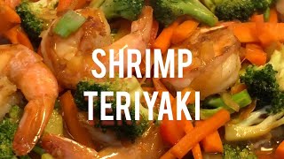 Shrimp Teriyaki stir fry Recipe [upl. by Sidoma247]