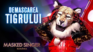 Masked Singer România A căzut ultima mască a serii Ce vedetă se afla în spatele măștii Tigrului [upl. by Yslehc]