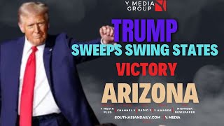 TRUMP SECURES SEVEN KEY SWING STATES WITH ARIZONA VICTORY [upl. by Eirol]