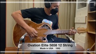 Ovation Elite 5858 12 String 1992 [upl. by Placidia447]