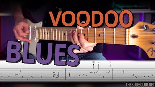 VOODOO BLUES  Guitar Lesson with TABS [upl. by Nonna]