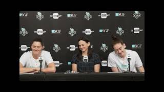 New York Liberty Post Game Press Conference 9723 [upl. by Ahsiliw]