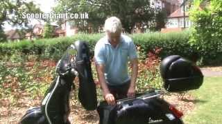 VESPA GTS 125 ScooterGiant review [upl. by Adyahs74]