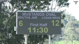 U17 Nev Blair Shield Semi Final Logan vs Souths 25082024 [upl. by Eidderf81]