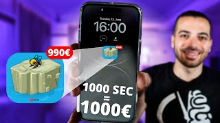 UNE APP TE PAYE 1€ CHAQUE SECONDE EN MODE PASSIF  GAGNER DE LARGENT EN LIGNE [upl. by Harbert780]