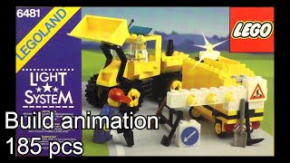 LEGO SET 6481  CONSTRUCTION CREW 1989 [upl. by Ayotna404]