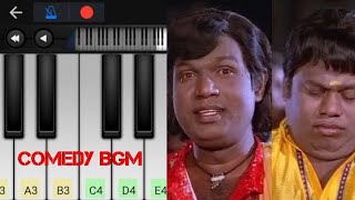 Karakattakaran Comedy BGM  Easy Piano Tutorial  Perfect Piano [upl. by Porter533]