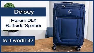 Delsey Helium DLX Softside Luggage Review [upl. by Idnym]