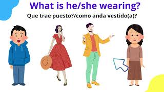 16 CLOTHING VOCABULARY Vocabulario de Ropa en inglés [upl. by Tirzah]