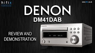 Denon DM41DAB Mini System Review and Demonstration [upl. by Notyard]