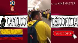 COLOMBIANOS INVADEN EL METRO DE MOSCÚ EN RUSIA CON SU MÚSICA 🎤🎼🎹🎶  MUNDIAL RUSIA 2018 [upl. by Ardehs]