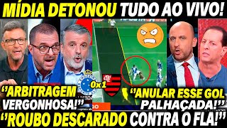 🚨😡 MÍDIA DETONOU TUDO AO VIVO ROUBO DESCARADO CONTRA O FLAMENGO DENOVO NO BRASILEIRÃO [upl. by Llenil]