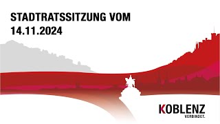 Stadtratssitzung vom 30102024 [upl. by Shushan802]