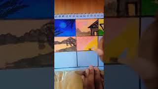 Mini art❤️part5shortvideo viralvideo 1000subscriber creativepaint painting [upl. by Kezer]