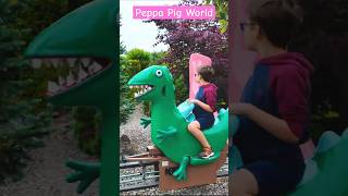 Peppa Pig World Georges Dinosaur Adventure Ride Paultons Park peppapigthemepark [upl. by Shepherd]