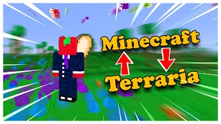 Minecraft Terraria Mod Scuffed Review [upl. by Natica]