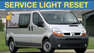 Service light reset Vauxhall Vivaro  Renault Trafic MKII [upl. by Ahseram596]