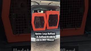 Kennel Set Up Ruffland Kennels 2021 4Runner dog dogtraining kennel gsd [upl. by Gladwin]