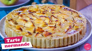 🍏 TARTE NORMANDE AUX POMMES  RECETTE FACILE 🍏 [upl. by Kornher]