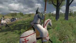 Templars in Mount and Blade  Intense Gameplay [upl. by Tildy]