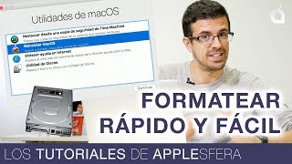 CÓMO FORMATEAR UN MAC BIEN RÁPIDO Y FÁCIL  Los Tutoriales de Applesfera [upl. by Anaehs]