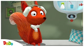 Fuchs beim Tierarzt 🦊⛑️ Waldtieren Helfen  Kindervideo ab 1 Jahr  DoDo Kinderfilm [upl. by Orimar]