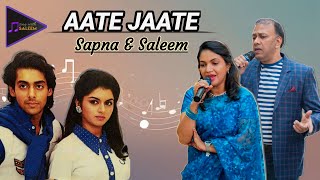 Aate Jaate Haste Gaate  Cover by Saleem  Maine Pyar Kiya  Salman Khan  S P B  Lata  Bhagyashri [upl. by Alpers895]