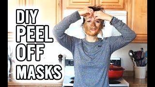 How To Make Peel Off Face Masks  3 Recipes [upl. by Anpas923]