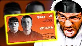 KOTCHA  Grand Beatbox Battle 2019  Tag Team Elimination REACTION [upl. by Yelkreb]